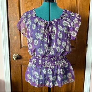 Forever 21 ballerina chiffon top M